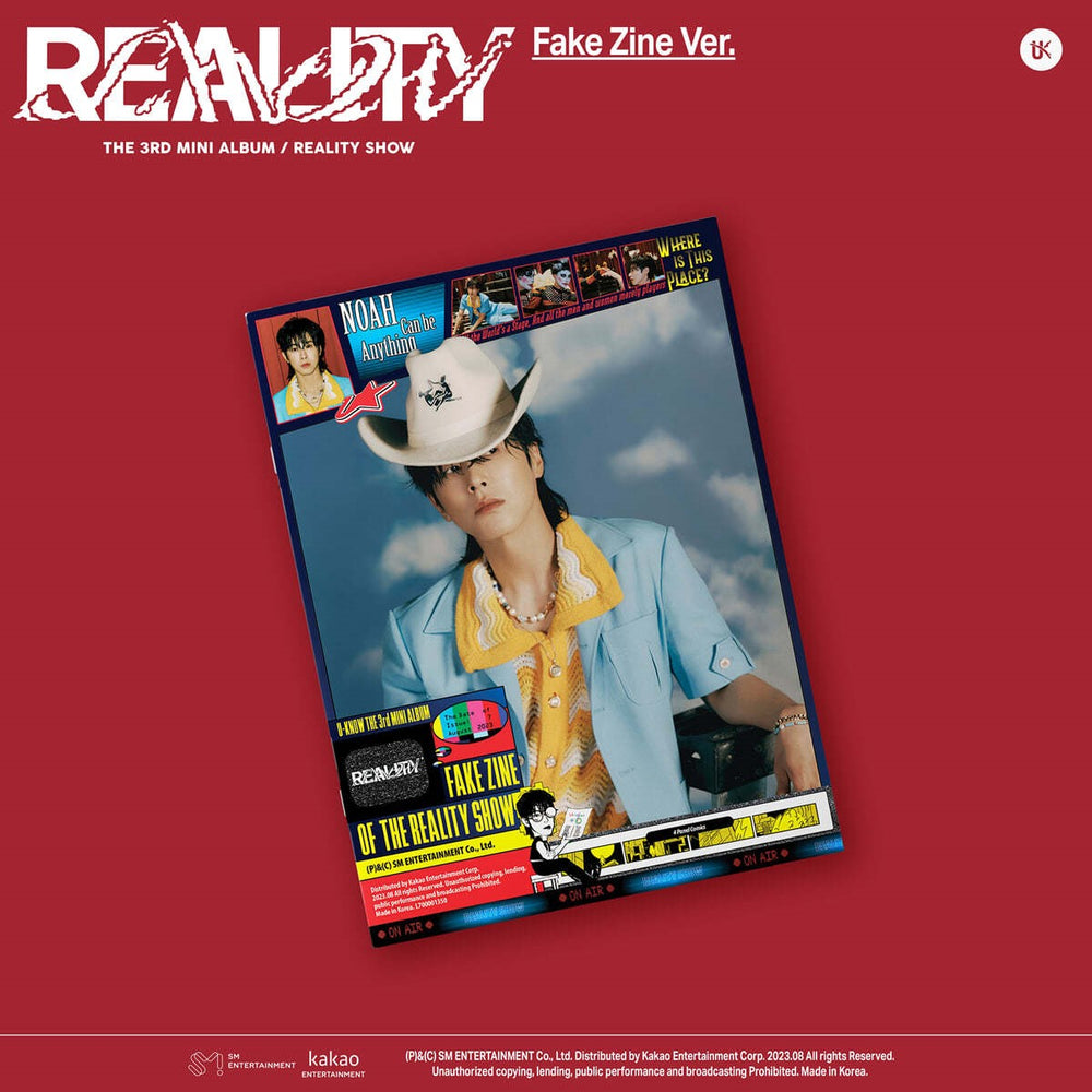 U-KNOW Yunho - Reality Show : 3rd Mini Album (Fake ZINE Version)