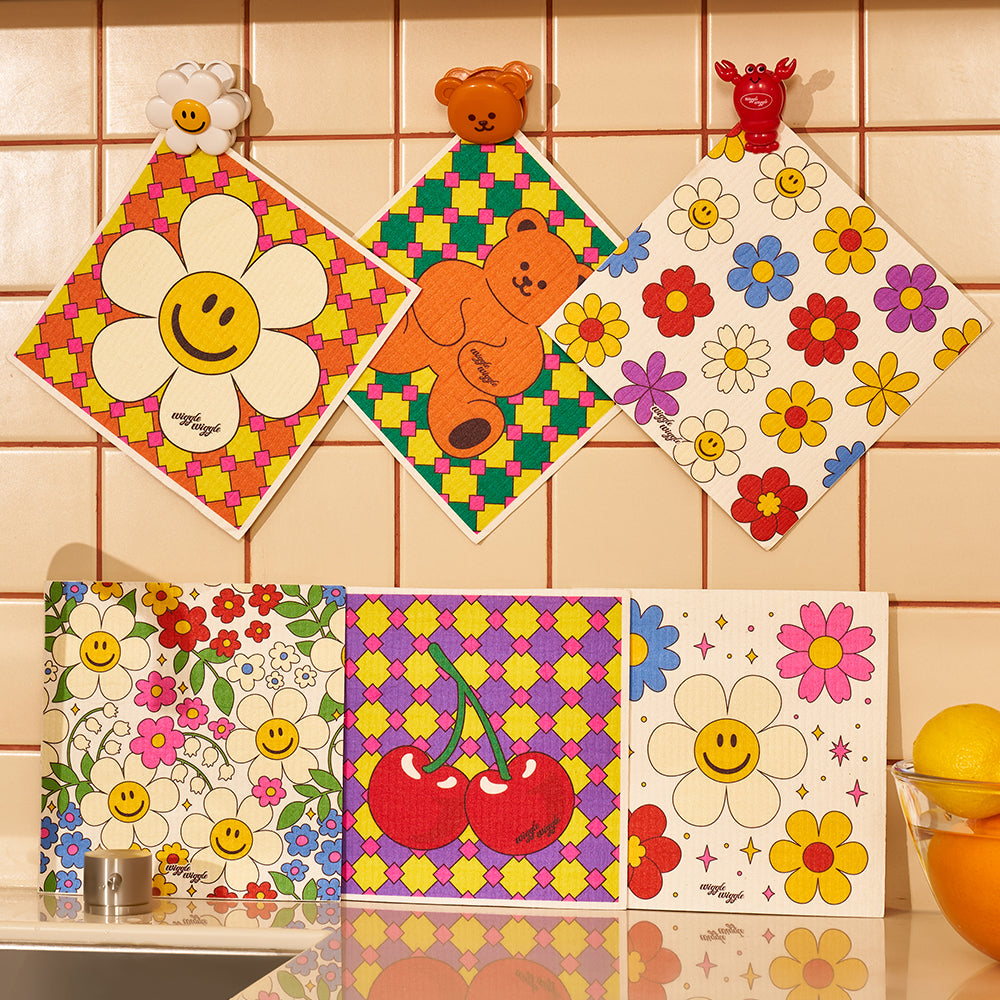 Wiggle Wiggle - Pulp Dishcloth Set