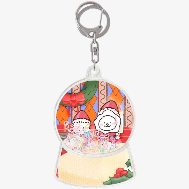 Janchaeng House - Christmas Snowball Keyring