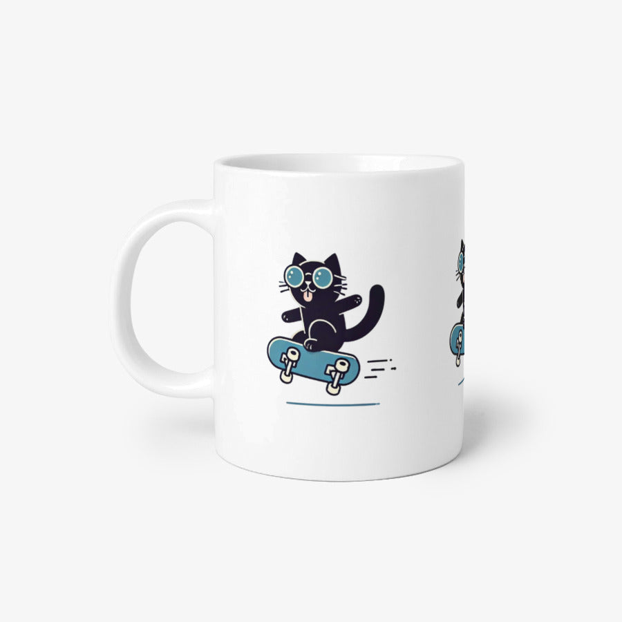 Egg Cartop - Meditating Cat 53 Basic Mug