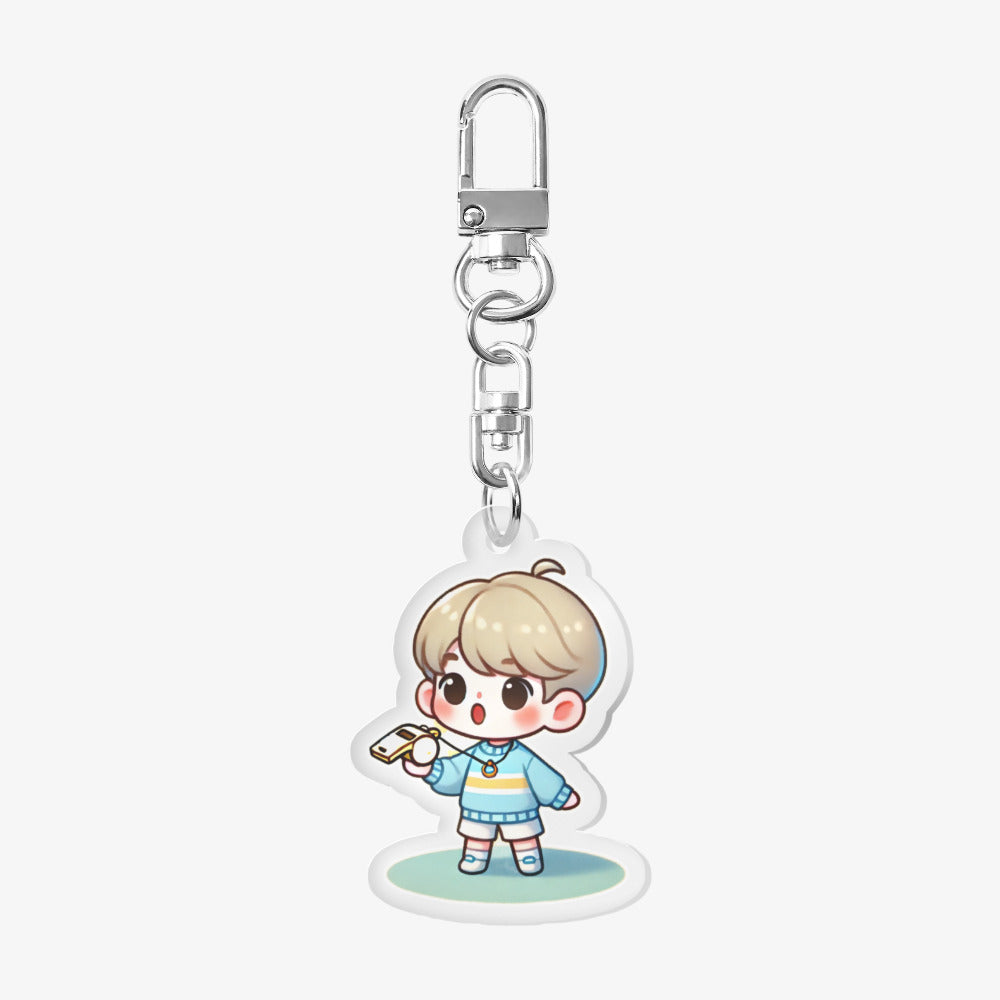 Ppomily Store - Whistle Blowing Posikgu Acrylic Keyring