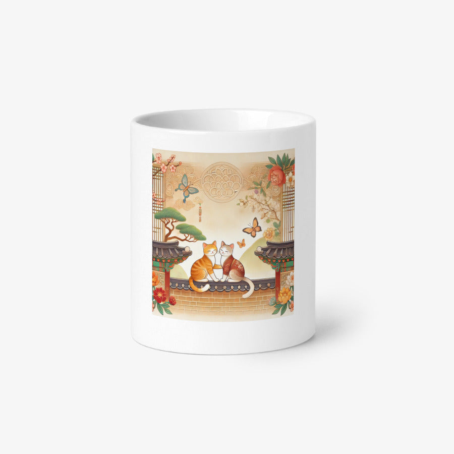 Egg Cartop - Couple Cat 74 Basic Mug