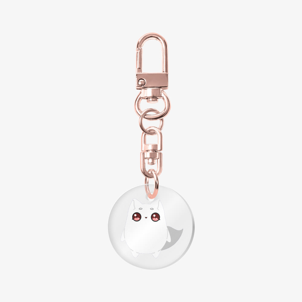 Fall Snow - Snow Fox Acrylic Keyring