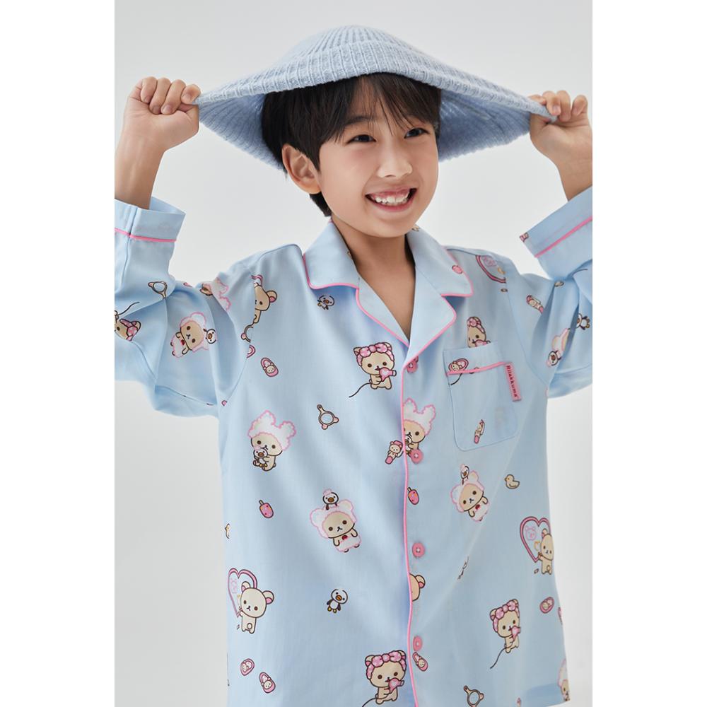 SPAO x Rilakkuma - Kuma's Free Time Long Sleeve Pajamas (Kids)