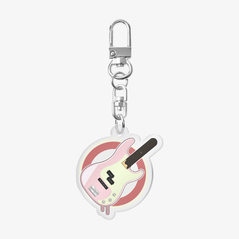 Metal Husky - Bass Cream Pink Lemonade Keyring