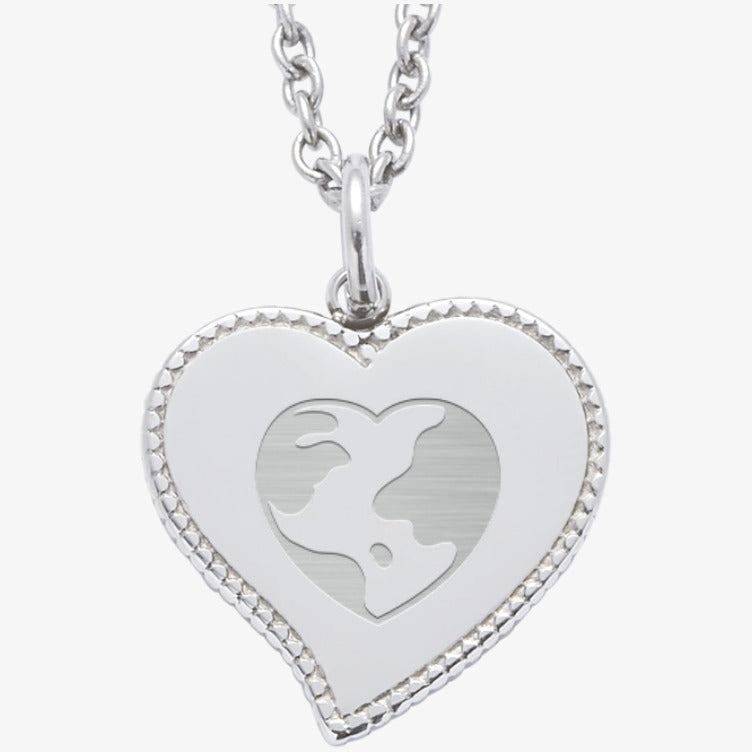 ILoveTheWorld - Surgical Steel Heart Necklace