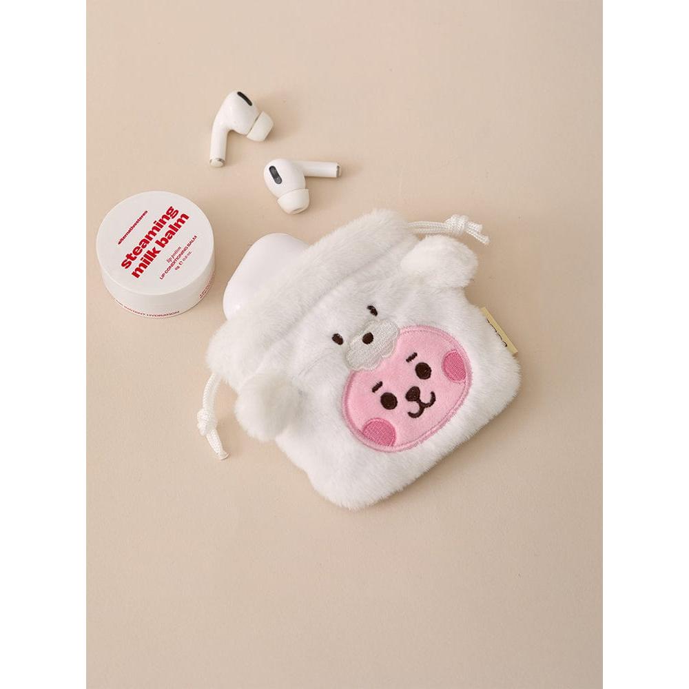 BT21 FLUFFY - Cooky Baby Mini Bag Charm Pouch