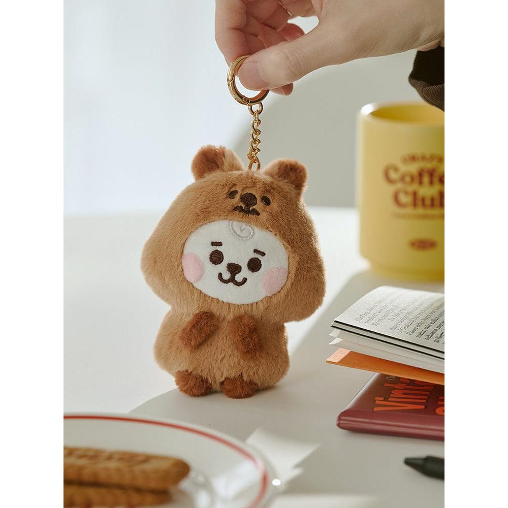 BT21 FLUFFY - RJ Baby Plush Keyring