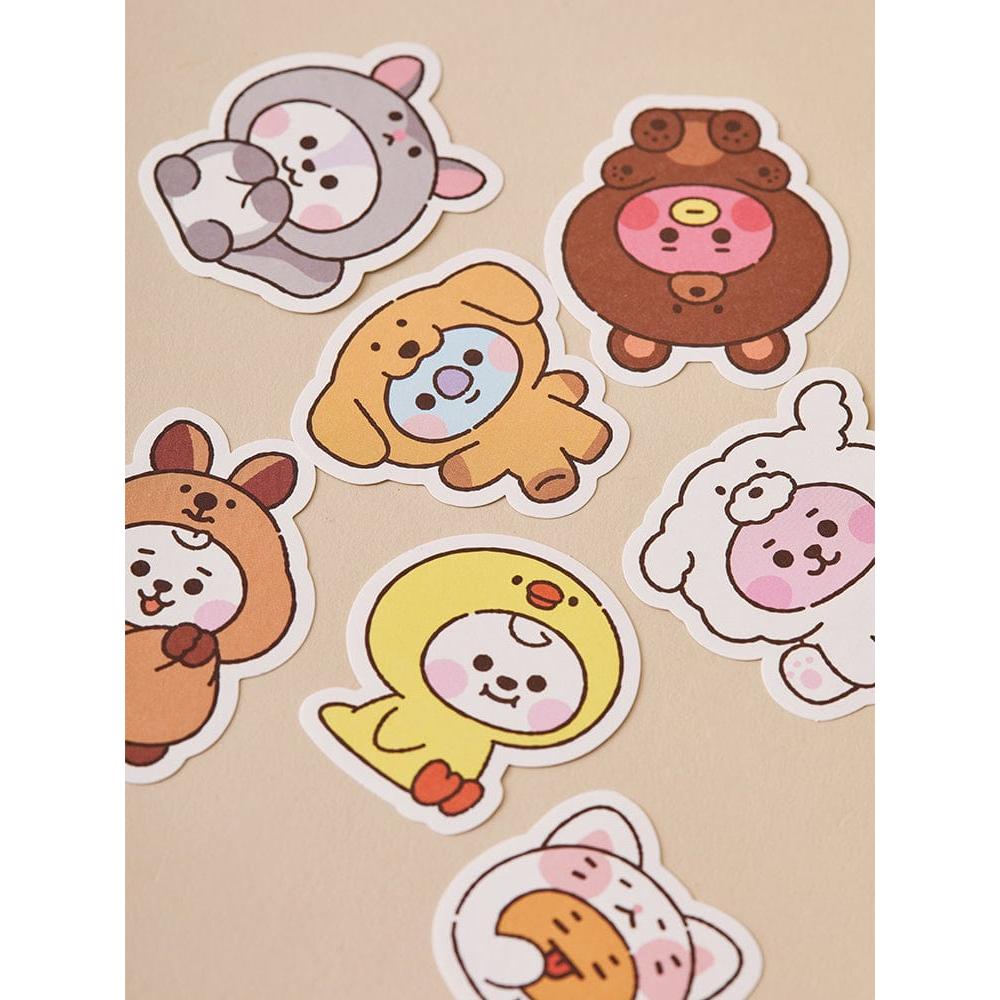 BT21 FLUFFY - Baby Stickers Set