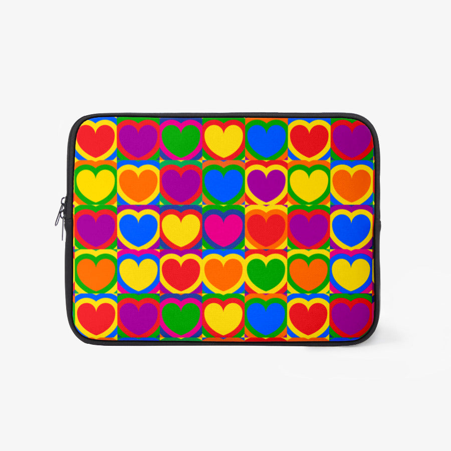 studioAM - Colorful Heart 15" Laptop Case