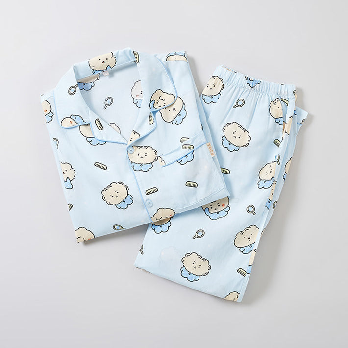 SPAO x Yurang Bear - Long Sleeve Pajamas Set