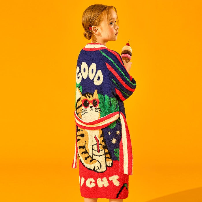 Wiggle Wiggle - Drunken Cat Lounge Robe (Kids)