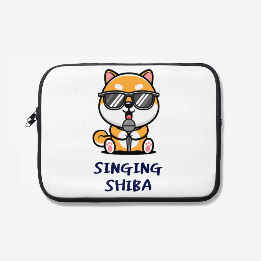 Ready to Go - Singing Shiba 15" Laptop Case