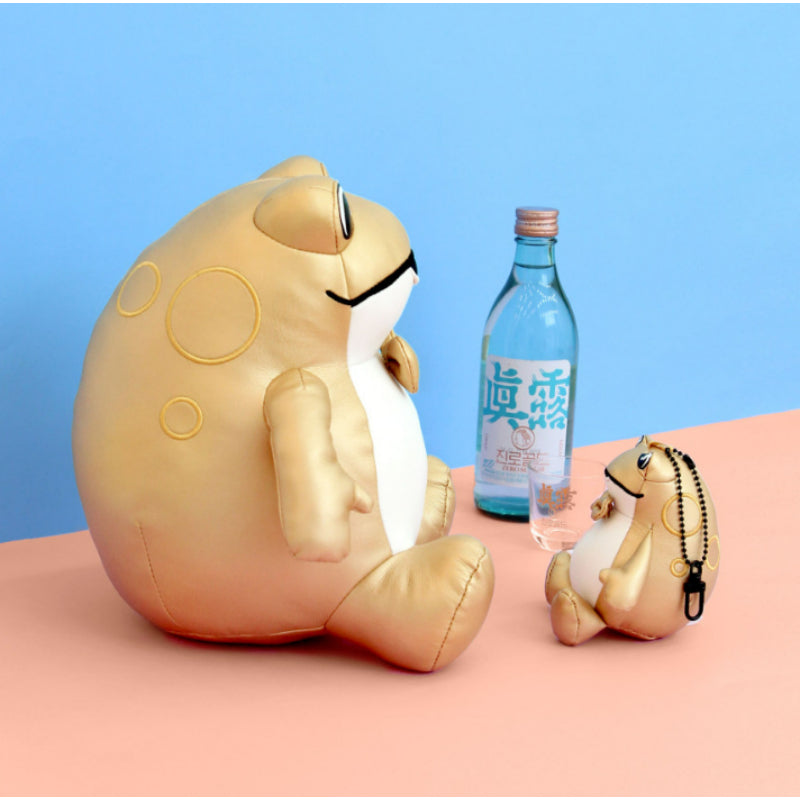 NARA HOME DECO x Hite Jinro - Gold Toad Sitting Keyring