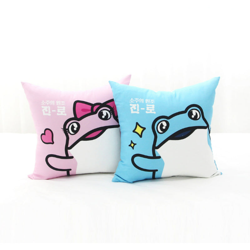 NARA HOME DECO x Hite Jinro - Jinro Toad Square Cushion