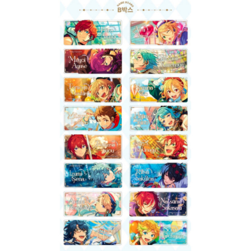 Ensemble Stars - Illustration Acrylic Nameplate Ver 2