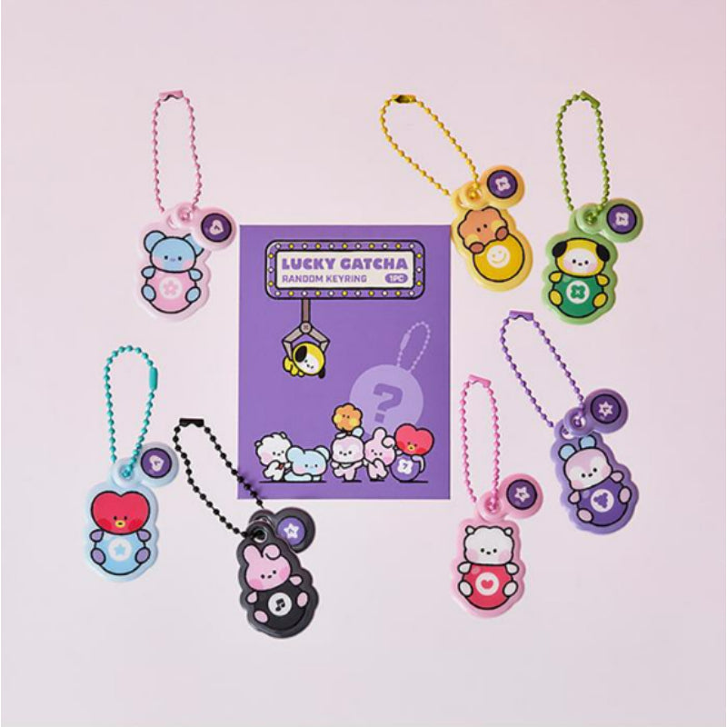 Line Friends x BT21 - Minini Lucky Gacha PVC Random Keyring