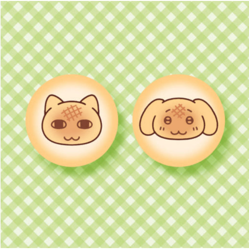 Myonyang & Meonggu's Bakery - Myonyang Bread, Meonggu Bread Badge Set