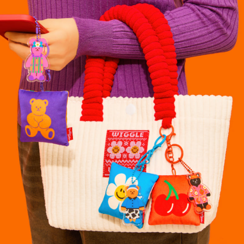 Wiggle Wiggle - Corduroy Tote Bag