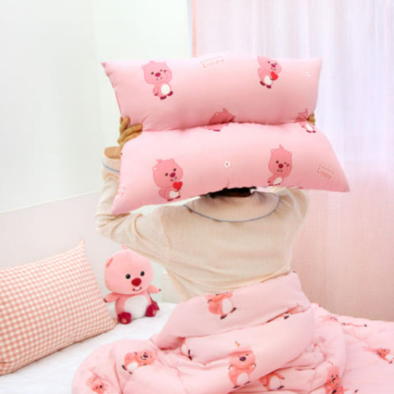 NARA HOME DECO X Zanmang Loopy - Lovely Heart Cervical Pillow