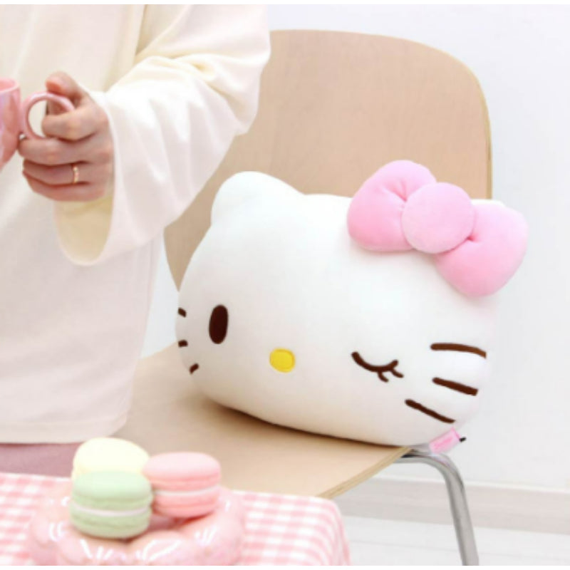 NARA HOME DECO x Sanrio - Wink Hello Kitty Face Cushion