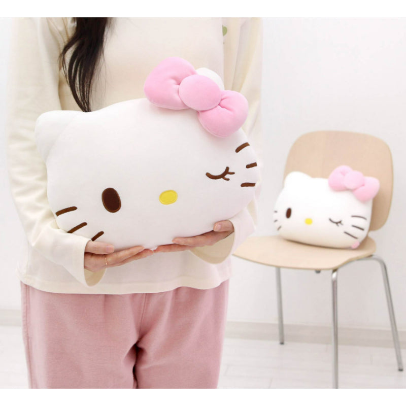 NARA HOME DECO x Sanrio - Wink Hello Kitty Face Cushion