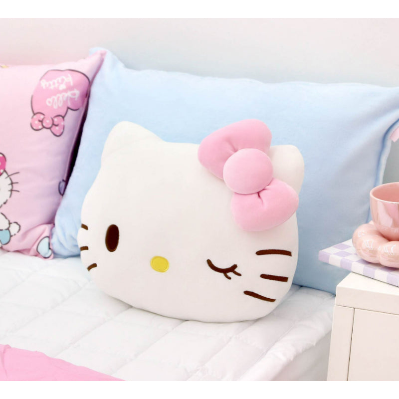 NARA HOME DECO x Sanrio - Wink Hello Kitty Face Cushion