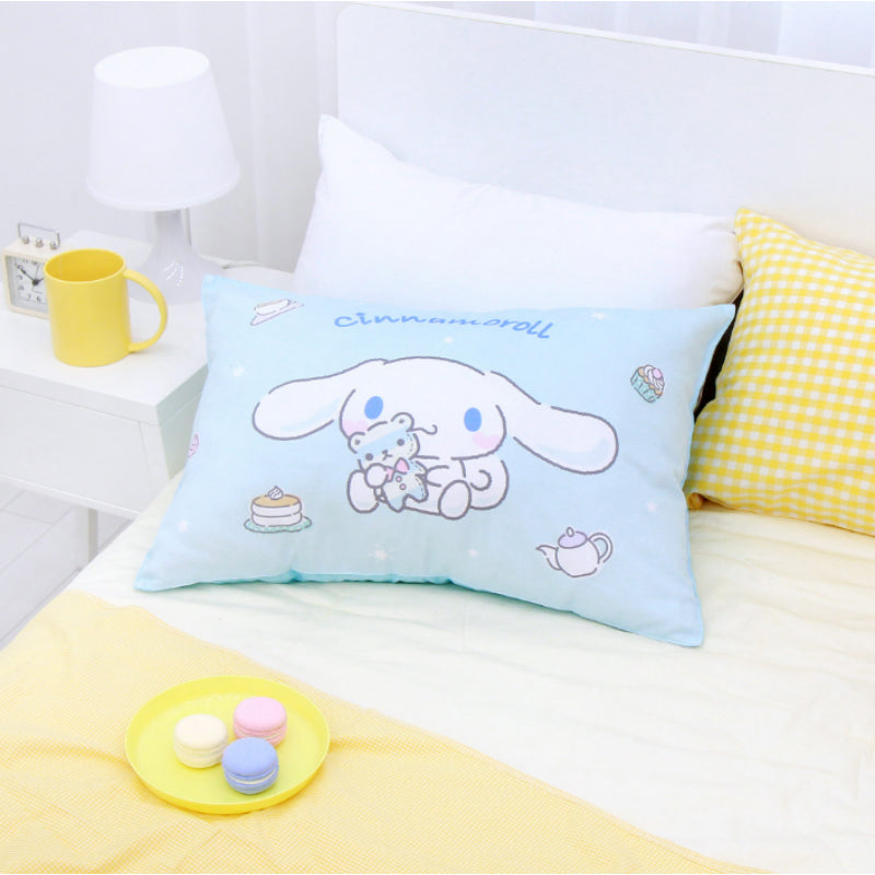 NARA HOME DECO x Sanrio - Cinnamoroll Pure Cotton Pillow Cover Milky