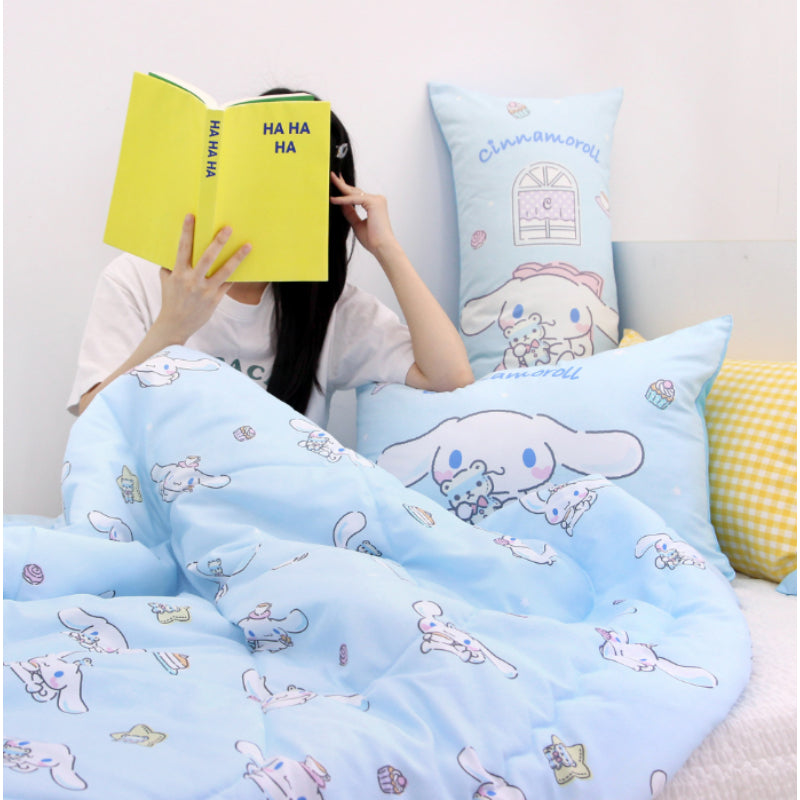 NARA HOME DECO x Sanrio - Cinnamoroll Pure Cotton Pillow Cover Milky