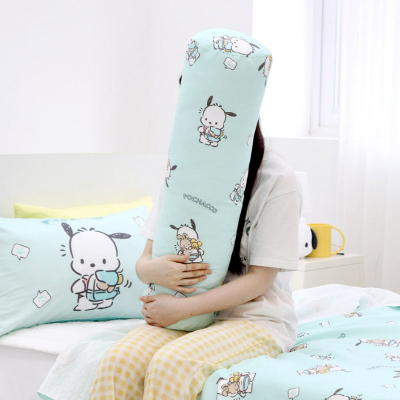 NARA HOME DECO x Sanrio - Pochacco Round Body Pillow Follow