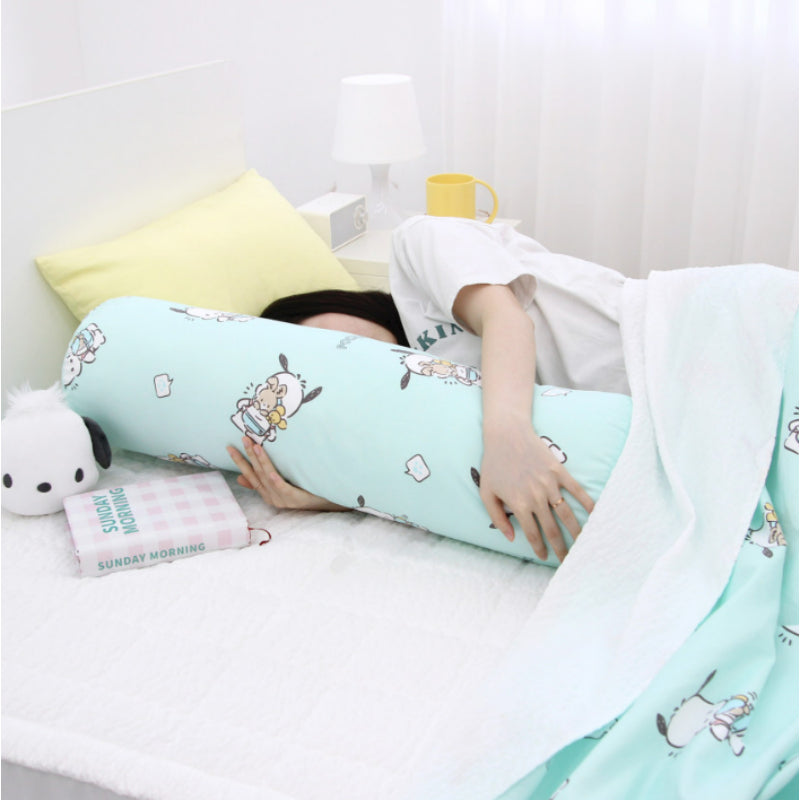 NARA HOME DECO x Sanrio - Pochacco Round Body Pillow Follow