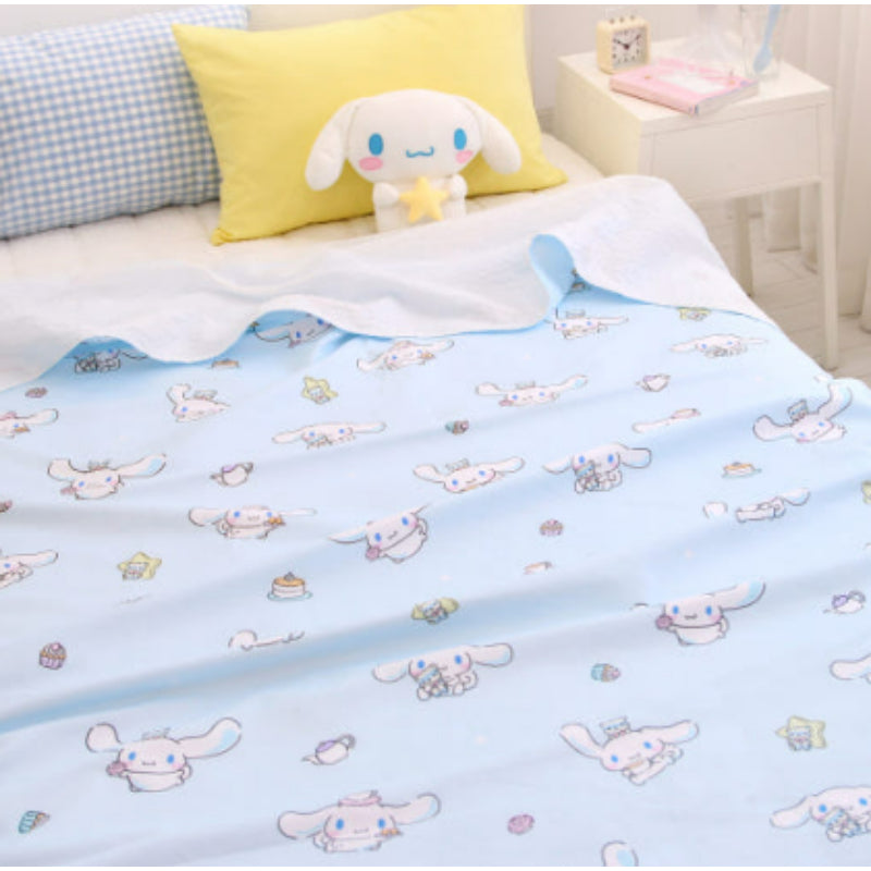 NARA HOME DECO X Sanrio - Cinnamoroll Bamboo Ripple Double Blanket Milky