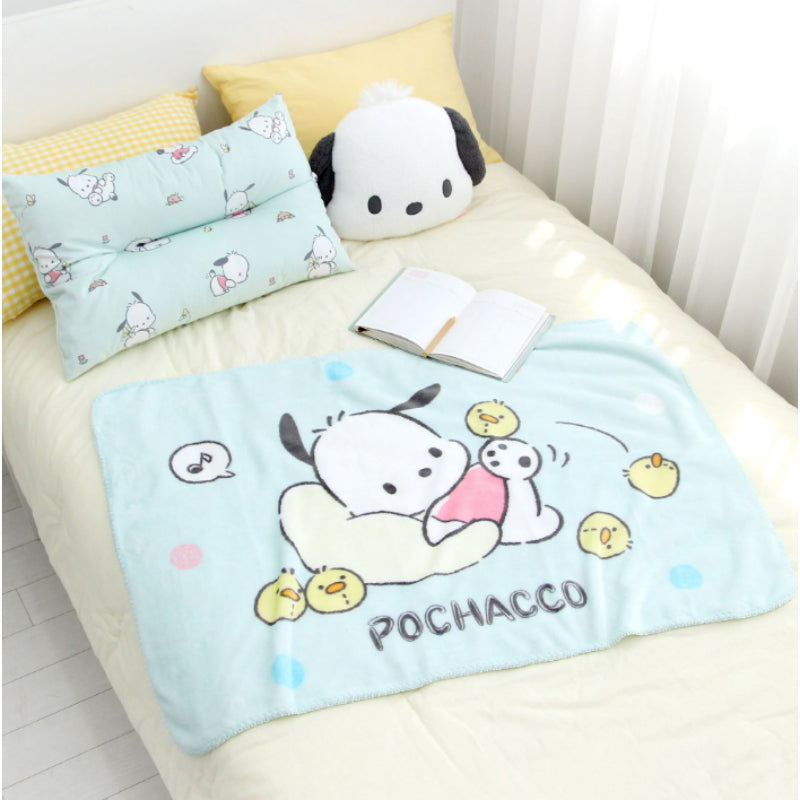 NARA HOME DECO X Sanrio - Pochacco Flannel Blanket