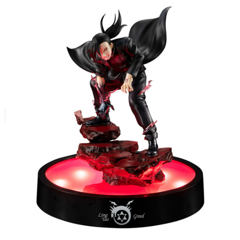 AmiAmi - Precious G.E.M. Series Fullmetal Alchemist Greed Lin Yao (with Light-up Base)