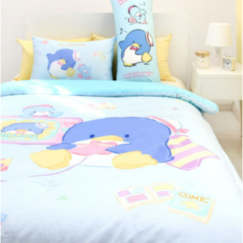 NARA HOME DECO X Sanrio - Tuxedo Sam Pure Cotton Quilt Happy