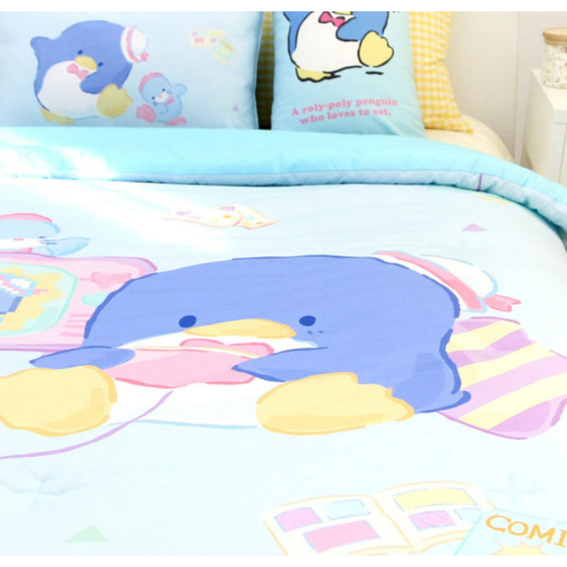 NARA HOME DECO X Sanrio - Tuxedo Sam Pure Cotton Quilt Happy