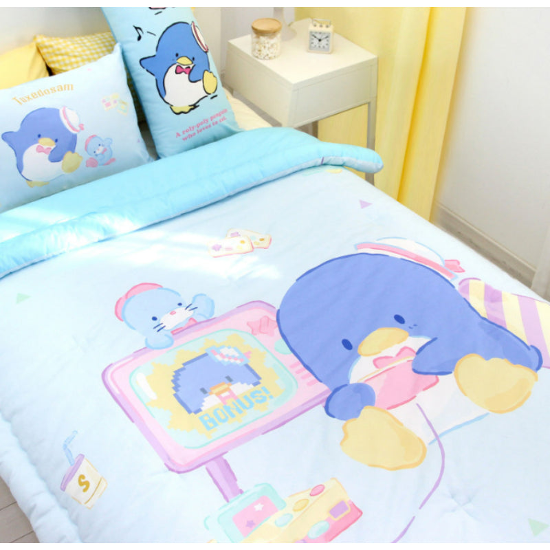 NARA HOME DECO X Sanrio - Tuxedo Sam Pure Cotton Quilt Happy