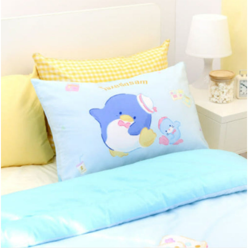 NARA HOME DECO X Sanrio - Tuxedo Sam Pure Cotton Pillow Cover Happy