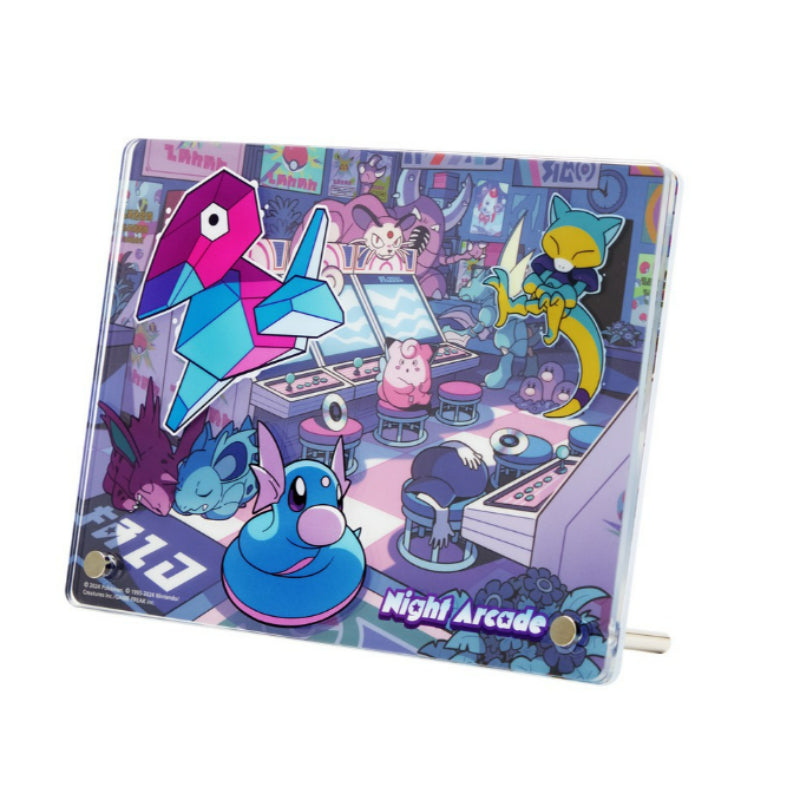 Pokémon Store - Pokémon Center Acrylic Stand Night Arcade