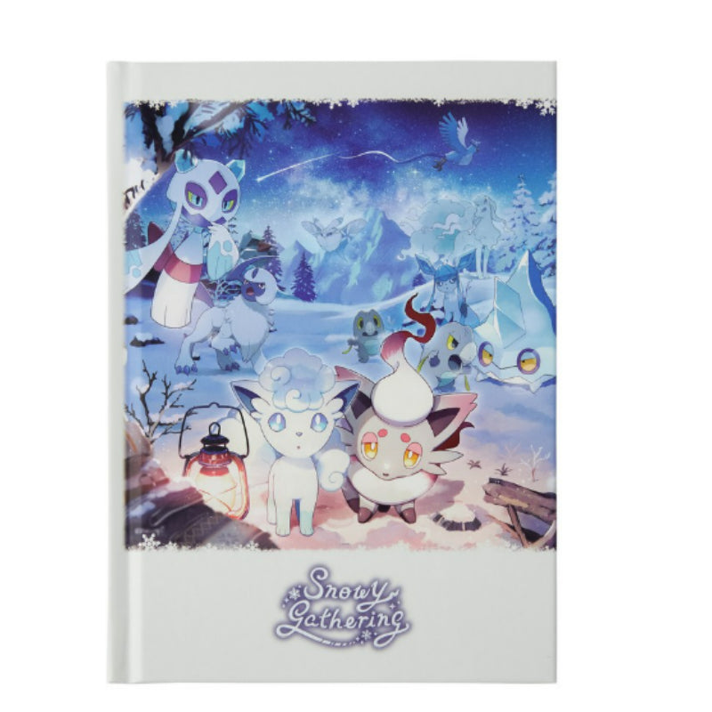 Pokémon Store - Pokémon Center A6 Hardcover Notebook Snowy Gathering