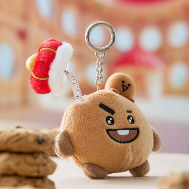 BT21 - Shooky The King Measuring Tape Plush Keyring