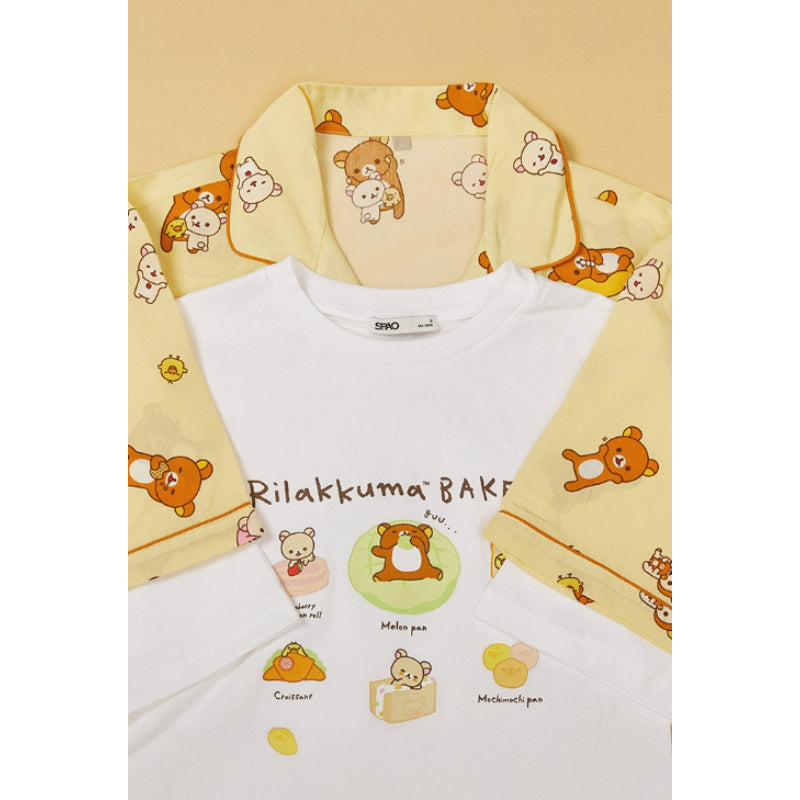 SPAO x Rilakkuma - Kuma's Free Time Short Sleeve T-Shirt