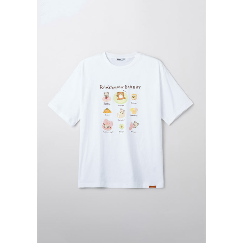 SPAO x Rilakkuma - Kuma's Free Time Short Sleeve T-Shirt