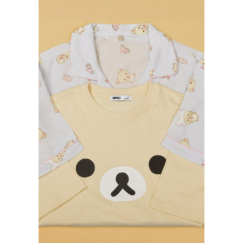 SPAO x Rilakkuma - Kuma's Free Time Short Sleeve T-Shirt