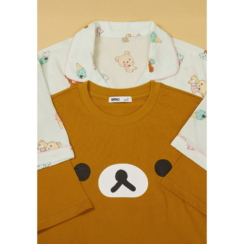 SPAO x Rilakkuma - Kuma's Free Time Short Sleeve T-Shirt