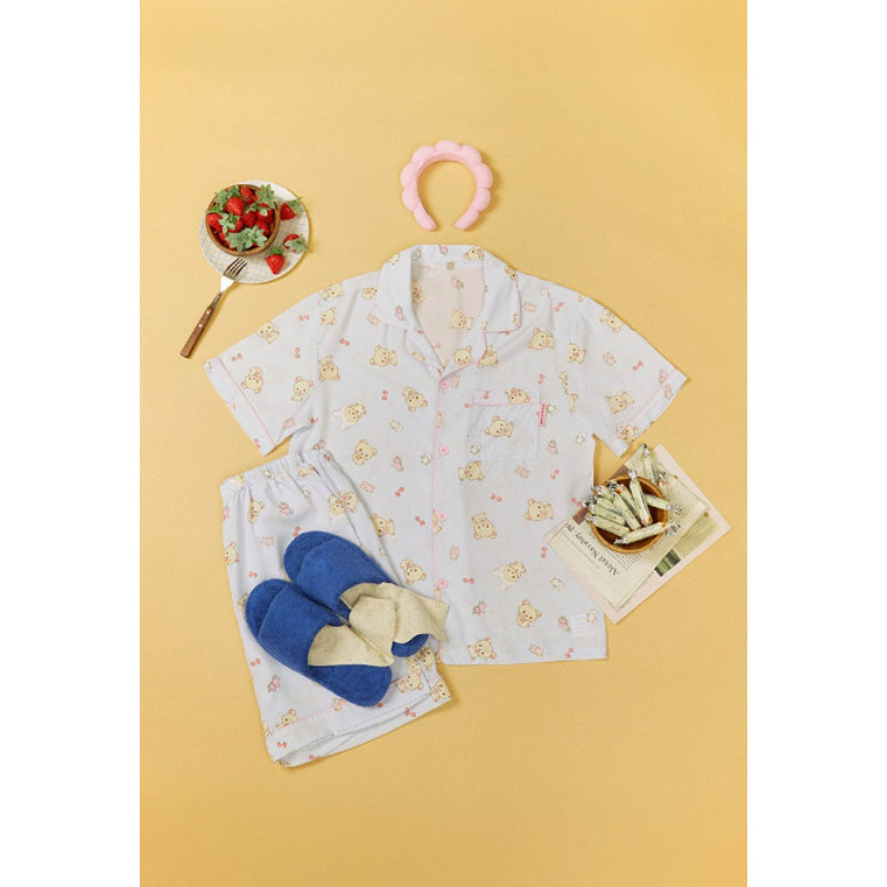 SPAO x Rilakkuma - Kuma's Summer Short Sleeve Pajamas