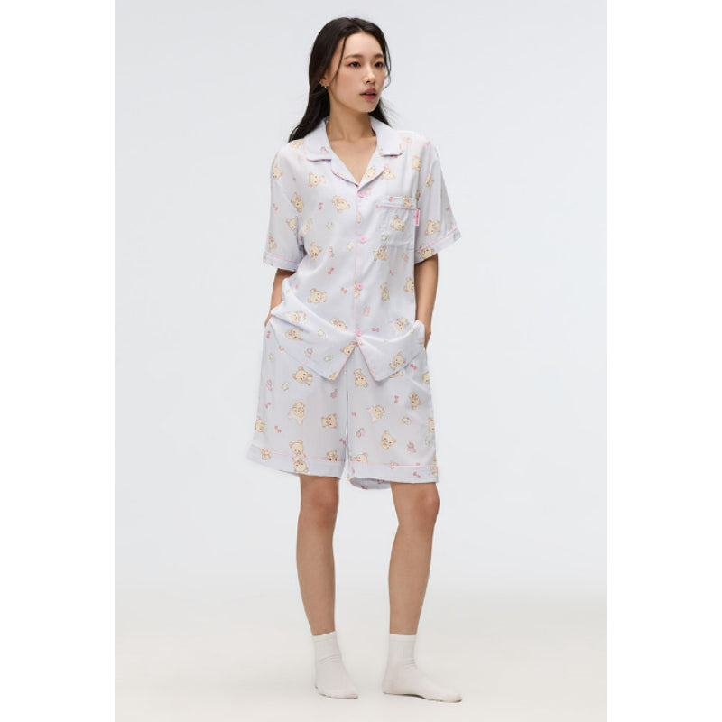 SPAO x Rilakkuma - Kuma's Summer Short Sleeve Pajamas