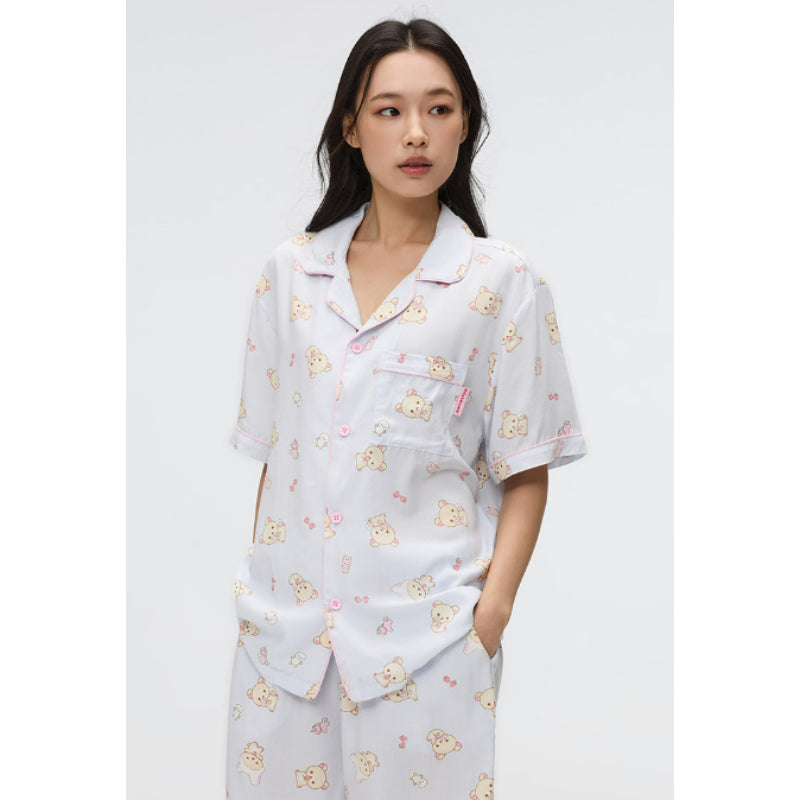 SPAO x Rilakkuma - Kuma's Summer Short Sleeve Pajamas