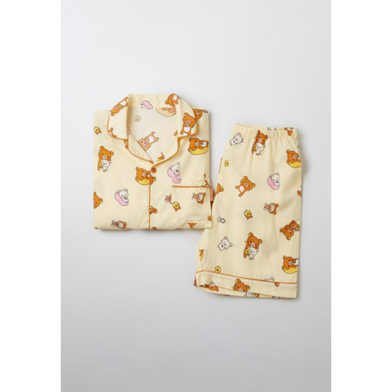 SPAO x Rilakkuma - Kuma's Summer Short Sleeve Pajamas