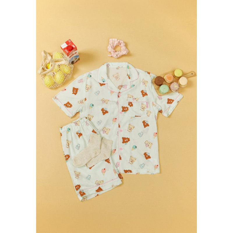 SPAO x Rilakkuma - Kuma's Summer Short Sleeve Pajamas